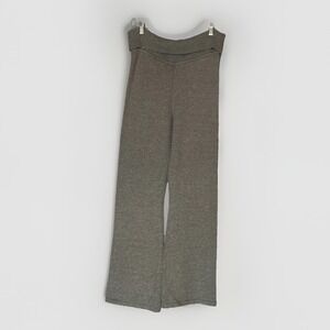 Aeropostale Sweater Knit Pant Women XL Foldover Yoga Lounge Wide Leg Y2K Comfrt